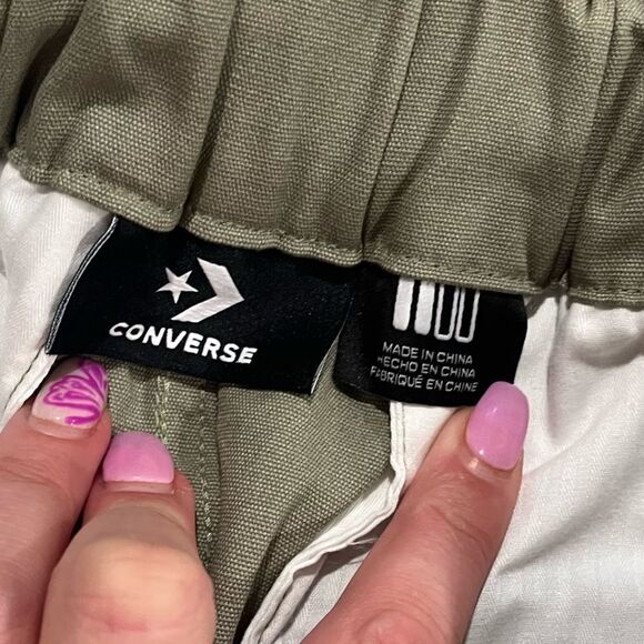 NWOT Converse Khaki Casual Jogger Pants Size Small - Picture 6 of 11